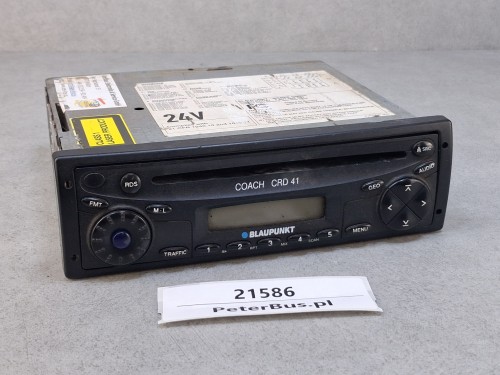 21586, Radio autobusowe BLAUPUNKT CRD 41, 24V, nr 7 607 005 031, 100% sprawny POZA odtwarzaczem CD (nie czyta płyt)  (10).jpg