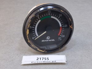 Obrotomierz BOVA EURO 3, Futura FHD, FLD, licznik obrotów B-241784  - ładne gniazda podświetlenia, nr 888 105 006