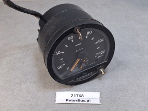 Tachograf analogowy Siemens VDO typ 1318.24, na kluczyk, rok produkcji 2002, zasilanie 24V, MAN nr 81 27101 6386