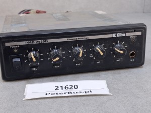 Wzmacniacz autobusowy, panel sterowania dźwiękiem Eltra PMB 2x30B, radio, video, mikrofon,  wyjście na mikrofon - GWARANCJA 100% sprawności