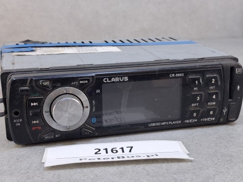 21617, Radio CLARUS CR-9903, USB, SD, MP3, z obsługą kart MMC oraz Bluetooth, zasilanie 12V - UWAGA brak wiedzy o stanie  (2).jpg