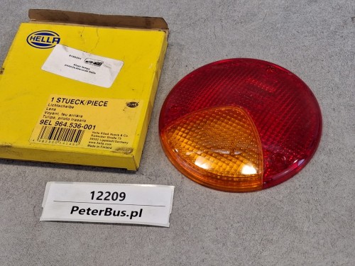 12209, Klosz tylnej lampy HELLA 9EL 964.536-001, BOVA Futura lampa tył, tylny klosz, dzielone światło kierunkowskaz  - NOWY -   (1).jpeg