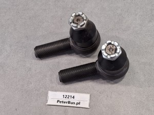 Końcówka drążka gwint krótkiego ramienia fi 22 mm, długość długiego ramienia 80 mm, fi 28 mm 