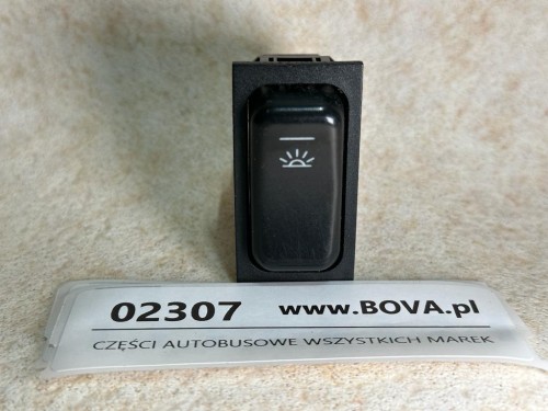 02307, Włącznik, klawisz, przycisk oświetlenia autobusu, nr 1526.56.303.00, deska rozdzielcza Mercedes (2).jpg