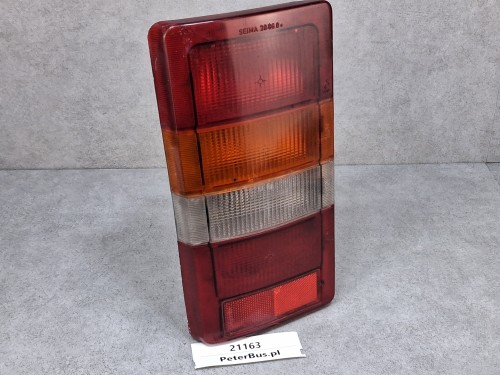 21163, Lampa zespolona tył nr SEIMA 20 86 0, nr 7R 01 871 01, wymiary 27 x 14 cm, SEIMA 20 86 0, stop, kierunkowskaz, wsteczne, pozycyjne, odblask, uszkodzony narożnik, widoczne pęknięcie (2).jpg