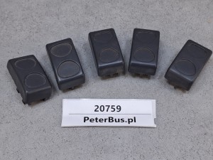 Zaślepki klawiszy, przełączników deski rozdzielczej autobusu IRISBUS Crossway - ZESTAW 5 sztuk