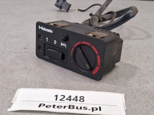 Panel sterowania ogrzewaniem postojowym WEBASTO nr 36228 C,  z pokrętłem 