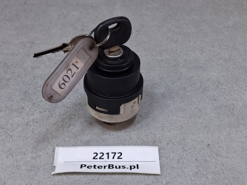 22172, Stacyjka zapłonu autobusu BOVA Futura EURO 2-3 wraz z kluczykiem,  nr 50 988, 10 PINów  (4).jpg