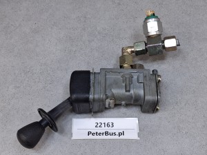 Rączka, zawór hamulca ręcznego BOVA Futura EURO 3, nr  9750030104, WABCO nr 9617210110, hamulec ręczny BOVA