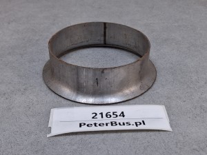 Redukcja, rozszerzenie rury układu wydechowego, kołnierz 90 mm na 110  mm, wysokość 35 mm