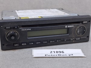 Radio BOSCH CALAIS MP48, 24V, 7 620 000 033, sprawdzone - radio sprawne 100%, niesprawny odtwarzacz CD