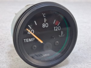Wskaźnik, zegar temperatury wody, płynu chłodzącego marki Veethree, skala 40-120 stopni, 24V