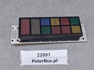 Zestaw kontrolek pulpitu MERCEDES-CITARO VDO nr 1521.72.033.01 
