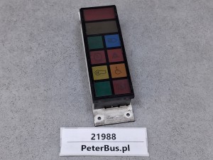 Zestaw kontrolek pulpitu MERCEDES-CITARO VDO nr 1521.72.033.01