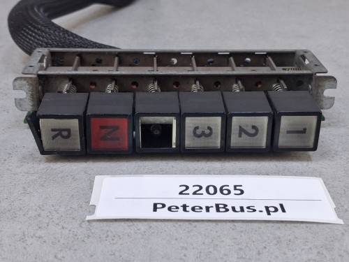 22065, Selektor, Klawisze 123DNR zmiany biegów autobusu, pionowy montaż na desce, kostka 14 PINów,  (7).jpg