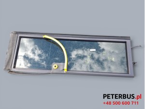 Skrzydło drzwi autobusu SETRA S 315, szklane, otwierane elektrycznie, wymiary całości wysokość 197 x 68 cm, szyba 185 x 59 cm 