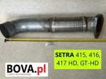 Rura dolotowa do tłumika autobusu SETRA S415, S416, S417 HD, GT, GT-HD, EURO 3