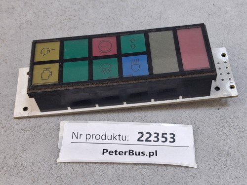 22353, VDO 1521.72.033.02, wyświetlacz deski rozdzielczej, kontroli ABS, ASR, CHECK, ładowanie, kierunkowskazy, światła  (5).jpg