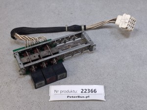 Selektor, klawisze DNR zmiany biegów autobusu SETRA S315 NF, ZF 6006 017 282, 24V, wiązka ZF, płytka SEUFFER nr 721-623.218a, nr 0501 209 075