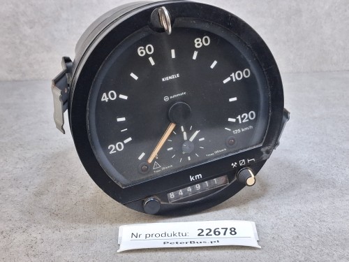 22678, Tachograf analogowy Siemens VDO typ 1318.24, na kluczyk, okrągły, rok produkcji 2003, zasilanie 24V, z zegarkiem czasu, V max 125 kmh (7).jpg