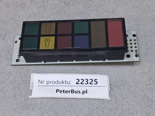 22325, Panel, wyświetlacz kontrolek informacyjnych na pulpicie MAN A20, nr  1521.71.033 (2).jpg