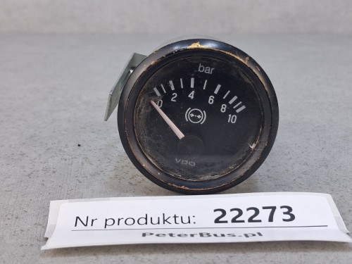 22273, Zegar ciśnienia układu pneumatycznego VDO nr 350 040 0111, skala 0-10 bar, ciśnienie powietrza  (4).jpg