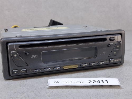 22411, Radio JVC model KD-G111, odtwarzacz CD, 100% sprawny, sprawdzony, w zestawie okablowanie i 2 kostki przyłączeniowe, zasilenie 12V (8).jpg