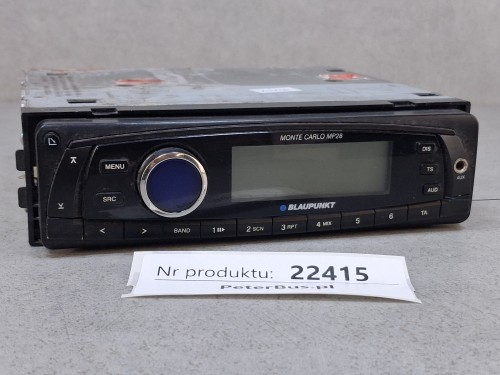 22415, Radio, odtwarzacz CD BLAUPUNKT MONTE CARLO MP28, sprawny, sprawdzony, radio działa, CD działa (6).jpg