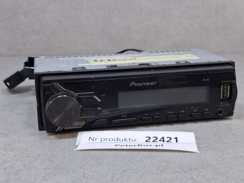22421, Radioodtwarzacz Pioneer MVH-190UBG, Radio AMFM, USB, Aux-in, wraz z okablowaniem, 2 wtyczki, sprawdzony - sprawny, gotowy do pracy (10).jpg