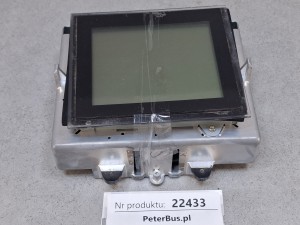 Wyświetlacza LCD pulpitu autobusu, 1366.11010101, MAN Lions lub JELCZ M121, GWARANCJA 100% sprawności, wgrany program JELCZ, wyświetlacz czytelny, sprawny