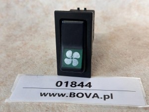 Przycisk, klawisz, włącznik nawiewów na szybę autobusu BOVA Futura EURO 2, nr 511.004