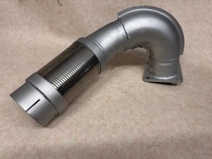 Rura wydechowa VAN HOOL T915 od kolektora do tłumika, NOWA