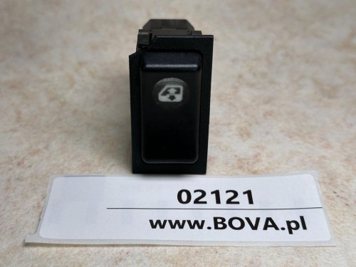 02121, Klawisz, włącznik, przycisk otwierania i opuszczania szyby bocznej od kierowcy, RENAULT ILIADE, nr 3202 (1).jpeg