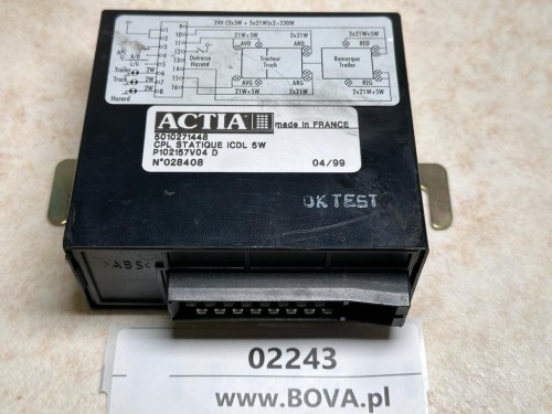 02243, Sterownik ACTIA CPL Statique ICDL 5W STD, RENAULT ILIADE (1).jpeg