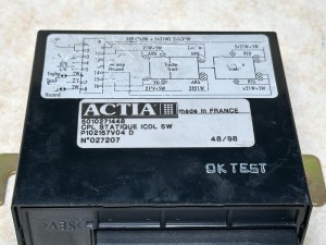 Sterownik ACTIA nr 5010271448, RENAULT ILIADE EURO 2, CPL STATIQUE 5W