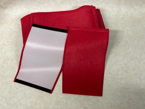 Zagłówki na fotele autobusowe, szyte na wymiar, kształt beczułki 