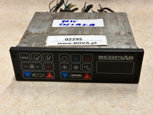 Panel sterowania klimatyzacją i ogrzewaniem, NEOPLAN, BADER 1808.126.0 - nie działa