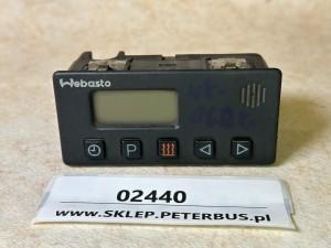 Sterownik, panel sterownia ogrzewaniem postojowym WEBASTO 8EU 007 627-02 