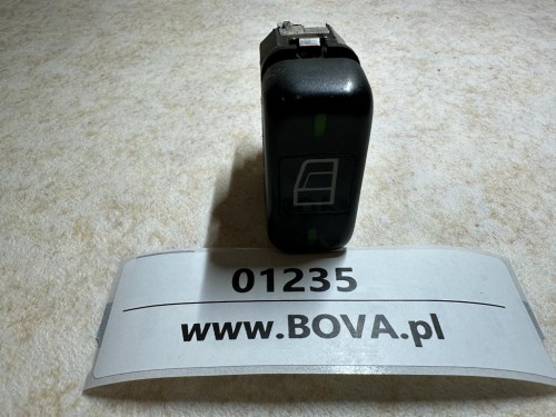 01235, Klawisz, włącznik, przycisk pulpitu autobusu, Mercedes nr 1459.24V, 002 545 276 07, Otwieranie szyby bocznej kierowcy) (2).jpg
