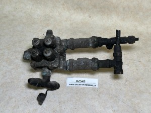 Zawór zabezpieczający WABCO, 4-drożny + 2 x zawór zwrotny WABCO 434 014 100 0