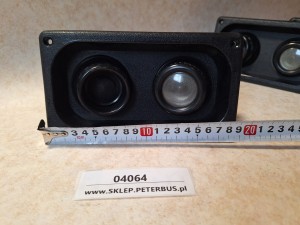 Panel oświetlenia i nawiewów nad fotelem pasażera BOVA Futura/FLD EURO 3, ostatni rząd siedzeń, wymiary 20 cm x 10 cm, z uchwytem do mocowania rury doprowadzającej powietrze do nawiewu