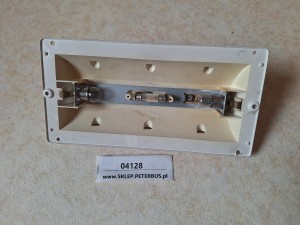 Lampa oświetlenia wewnętrznego, nad korytarzem autobusu BOVA Futura EURO 3, wymiary 25 cm x 13 cm 