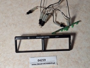 Ramka, stelaż mocujący paneli IRIZAR CLIMAT CONTROL wraz z oświetleniem