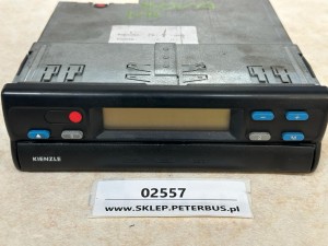 Tachograf analogowy, szufladkowy, dwóch kierowców, KIENZLE, 24V, 125 km/h , typ 1324.510612030100