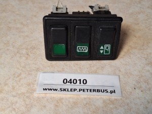 Zestaw 3 przycisków deski rozdzielczej SCANIA IRIZAR, otwieranie drzwi