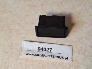 Zaślepka otworu na przyciski na desce rozdzielczej autobusu BOVA Futura EURO 3, FHD - FLD, wraz z ramką mocującą