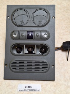 Panel oświetlenia i nawiewów  nad fotelem pasażera, TEMSA Safari 