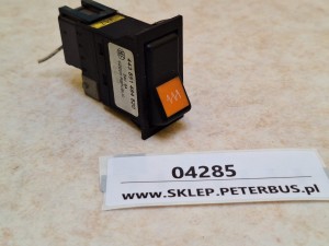 Klawisz, włącznik, przycisk IRISBUS AXER, HLF nr 443 851 464 820,  kolor pomarańczowy