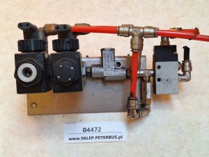 Zawór redukcyjny KNORR-BREMSE 0 481 015 002 + przełącznik obiegu CAMOZZI 338-035
