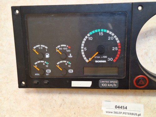 04454, Zegary, wyświetlacz, pulpit SCANIA IRIZAR numer 1495497, 110.008.838003, rok 2005 (11).jpeg